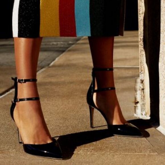 Tamara Mellon 90 mm heels size 9 patent leather - Picture 1 of 4